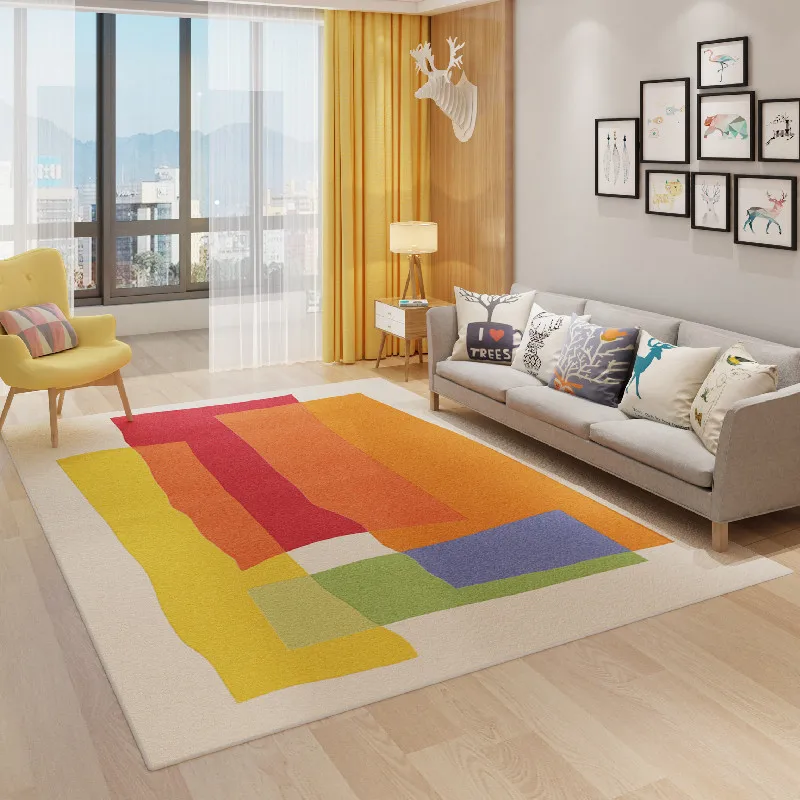 Luxury Skincare Wholesale - VIKAMA Dopamine Style Carpet Artistic Colorful