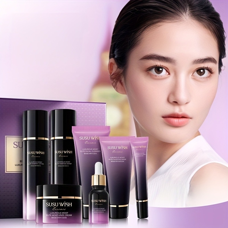 Luxury Skincare Daily - Luxurious and Elegant Nine-Piece Moisturizing Essence
