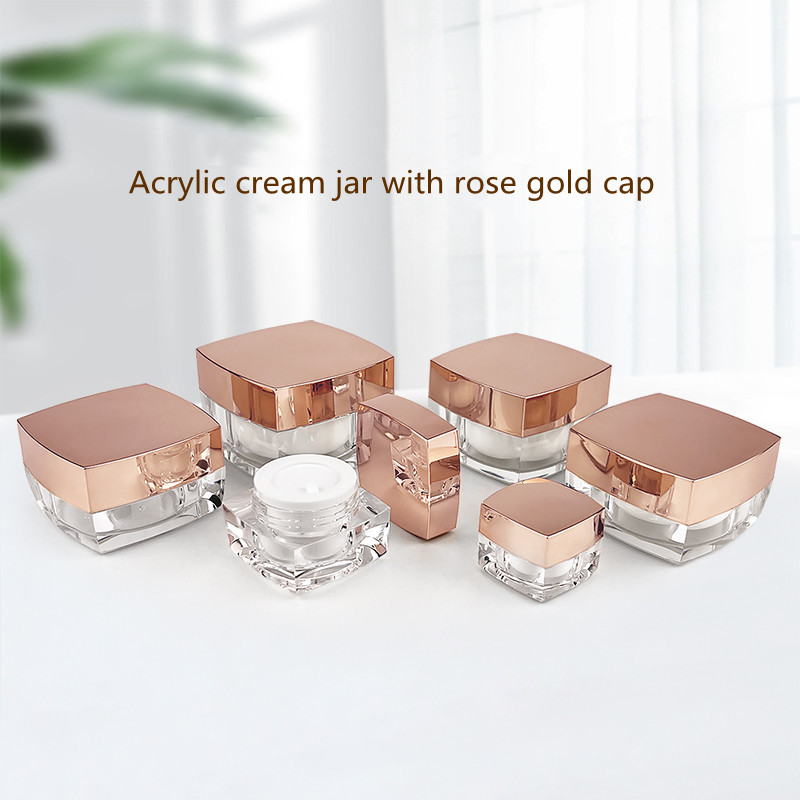 Luxury Skincare Packaging - 10/20pcs 5-50g Empty Cream Jar Square