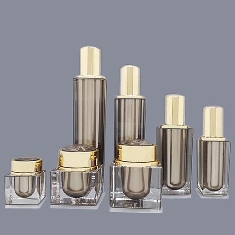 High-grade Acrylic Gold Cream  - Luxury Skincare Packaging review and price