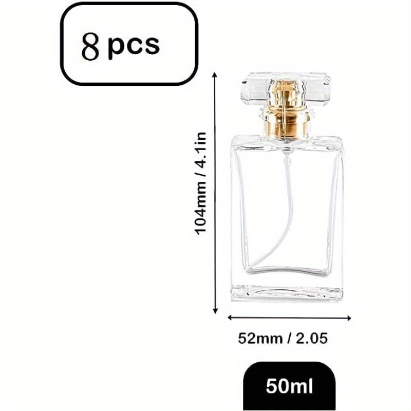 8pcs 30ml Glass Perfume Bottle - Luxury Skincare Packaging review and price