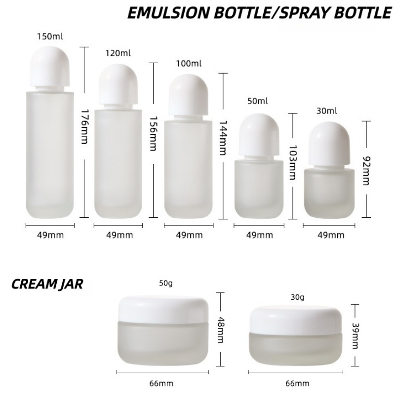 【Logo Custom】1Pcs Frosted Glas - Luxury Skincare Packaging review and price