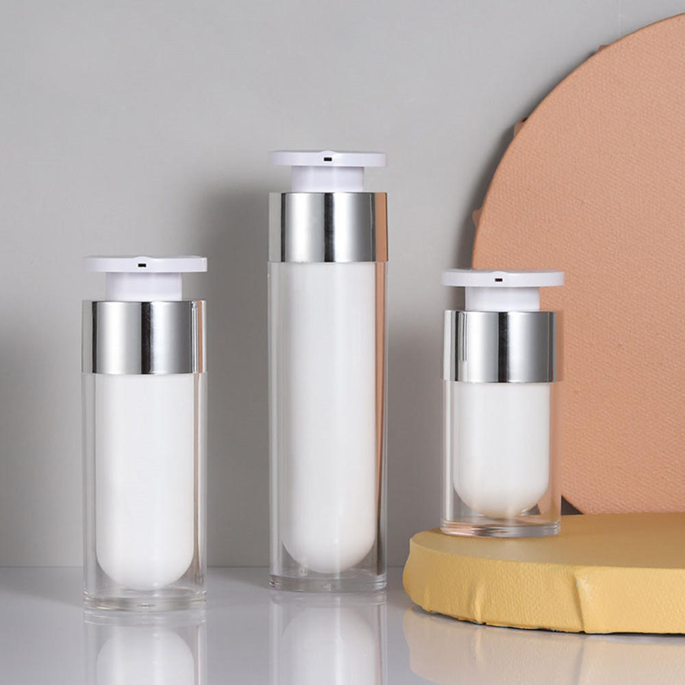 15/30/50ml Pearl White Acrylic - Luxury Skincare Packaging review and price