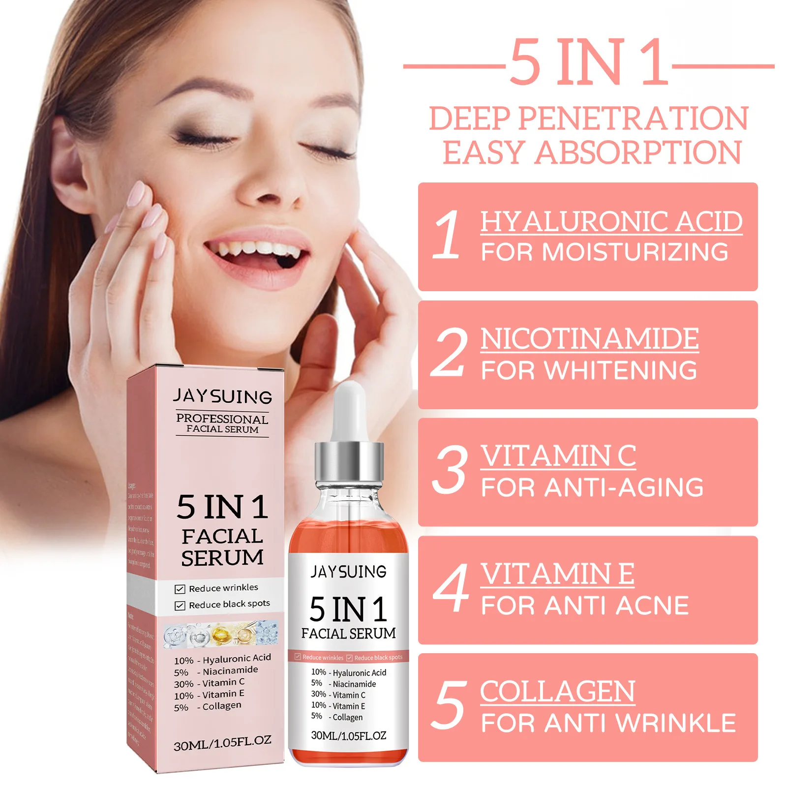 5 In 1 Moisturizing Facial Ser - Exosome Serum Ampoule review and price