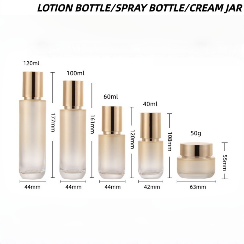 【Logo Custom】1Pcs Gradual Gold - Luxury Skincare Packaging review and price
