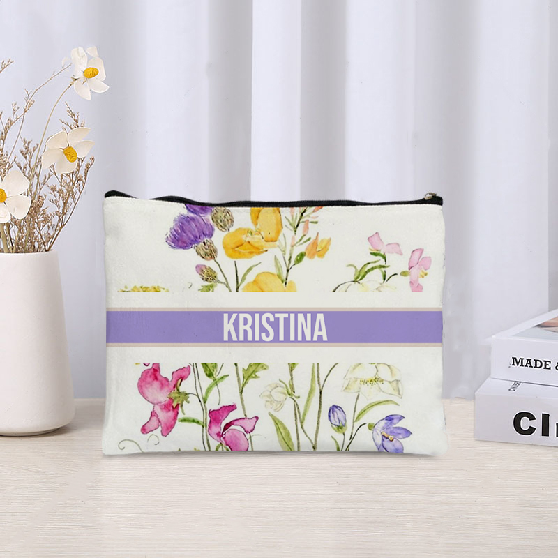 Custom Name Cosmetic Bag Trend - Luxury Skincare Samples review and price