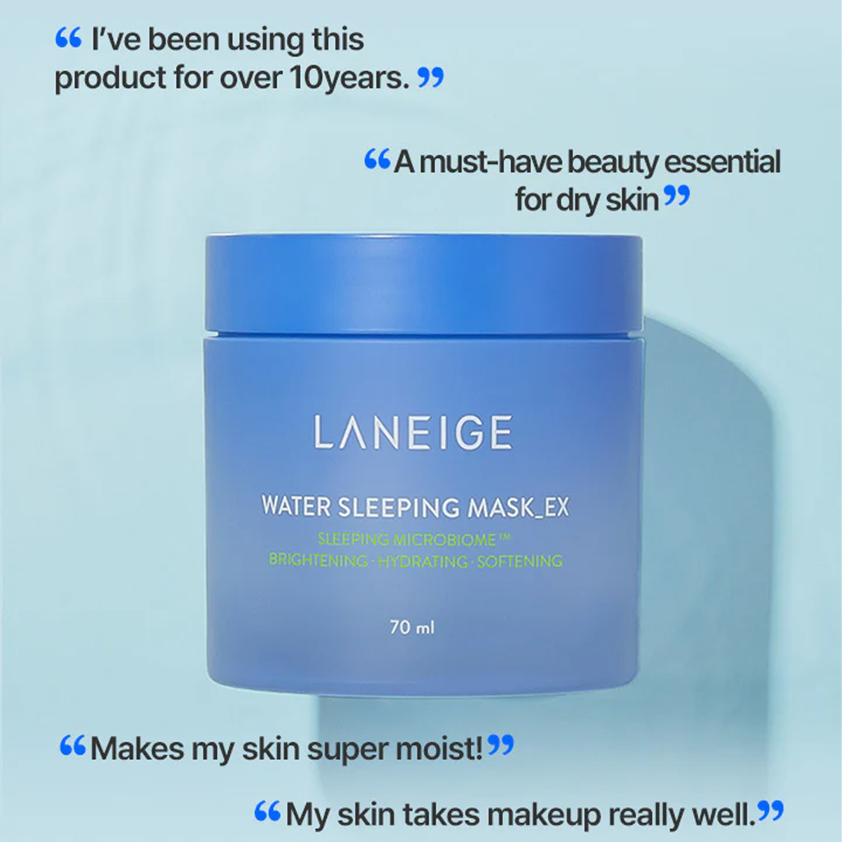 LANEIGE Water Sleeping Mask 70 - Luxury Skincare In Korea review and price
