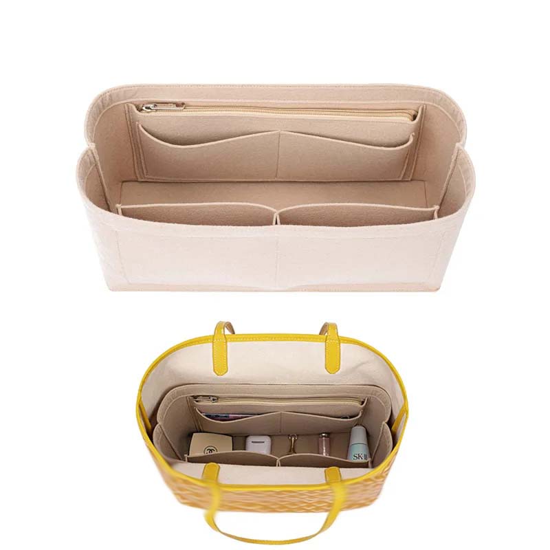 Felt Insert Bag Cosmetic Organ - Luxury Skincare Samples review and price