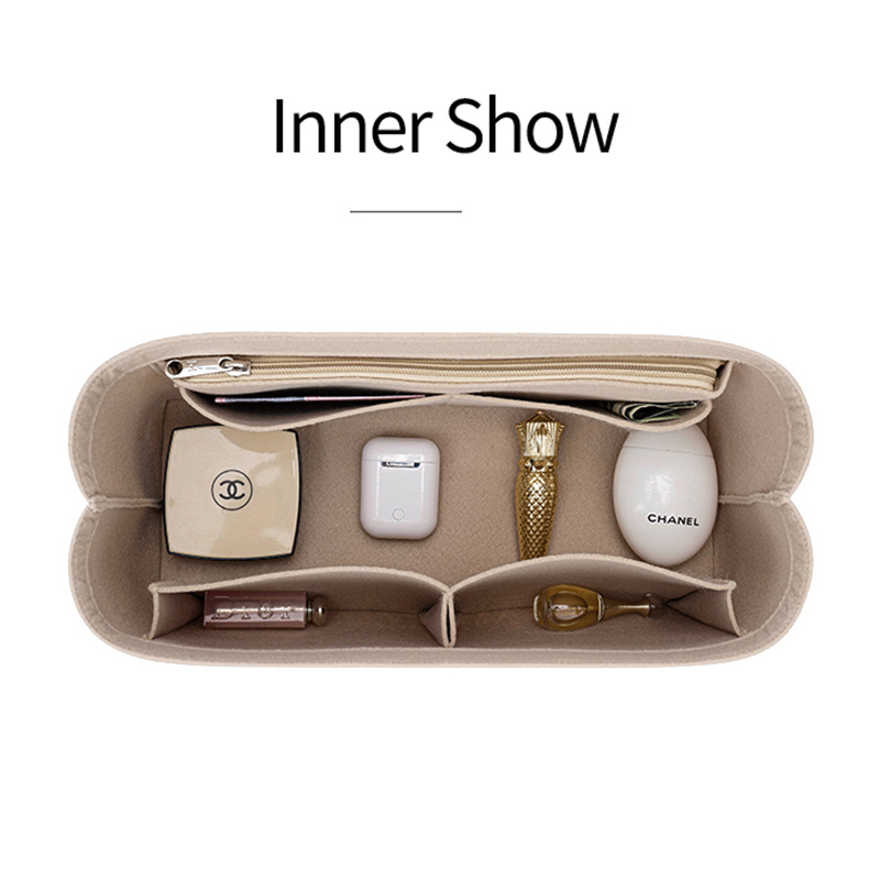 Felt Insert Bag Cosmetic Organ - Luxury Skincare Samples review and price