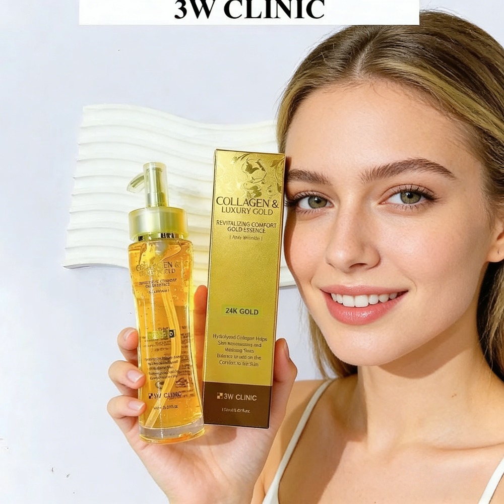 3WCLINIC Collagen & Luxury Gol - Luxury Skincare In Korea review and price